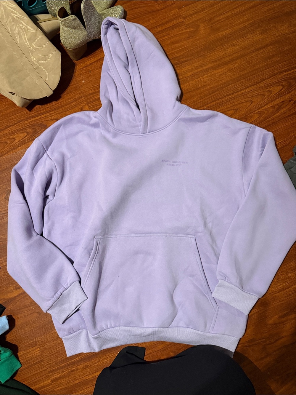 Comfrt hoodie. Pastel collection lavender size 2XL